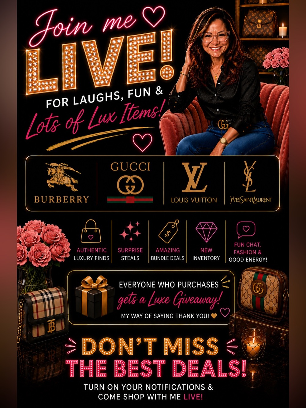 ❤️ LIVE SHOW FLYER ❤️